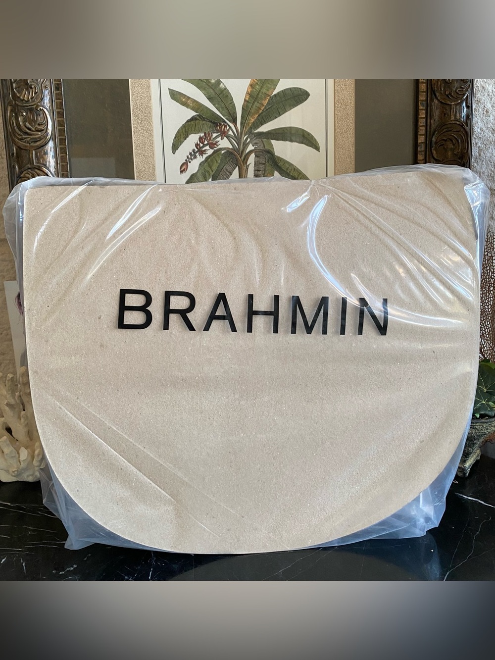 🫐 Brahmin Blue Regatta Keepsake Kathleen Rose Shoulder Bag NWT - Picture 12 of 12